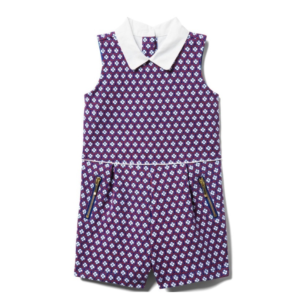 GEO FLORAL ROMPER, with matching glasses